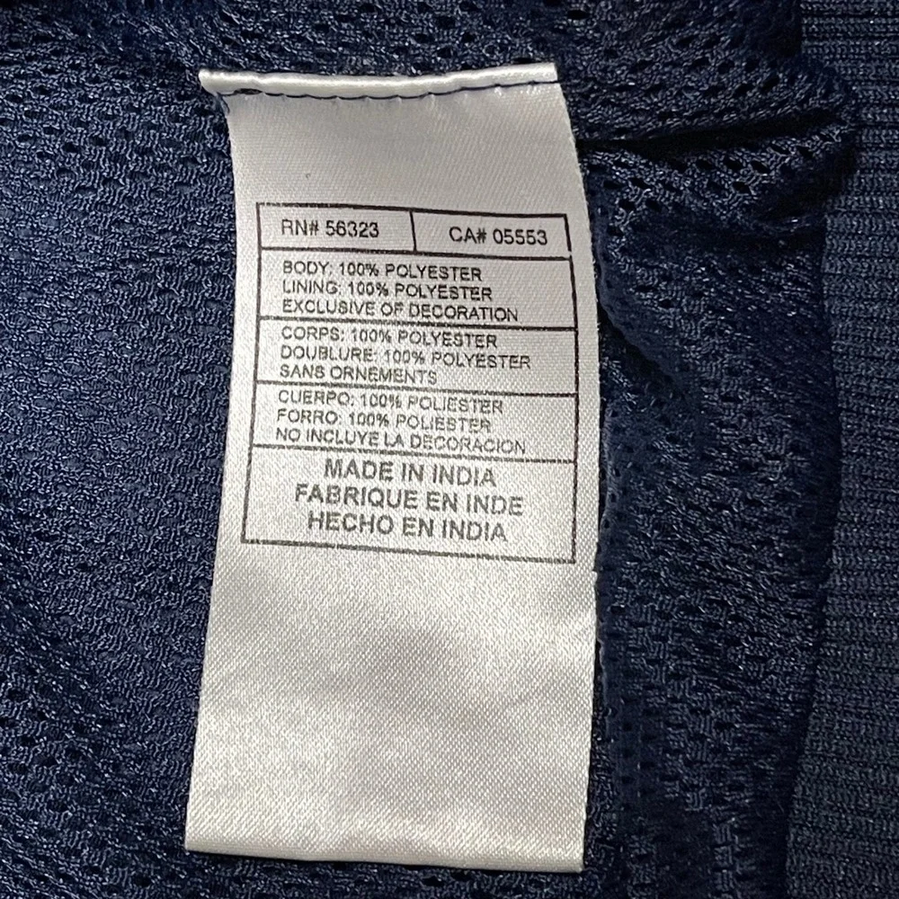 Team USA Soccer Jacket Mens XL Navy‎ Blue Nike 2008 Beijing Olympics Vented Zip